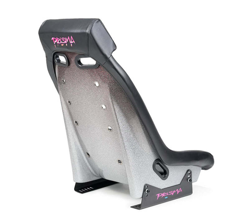 NRG PRI-100BK-H PRI-100BK-H GT Retro Bucket Seat - Black PVC Leather Black