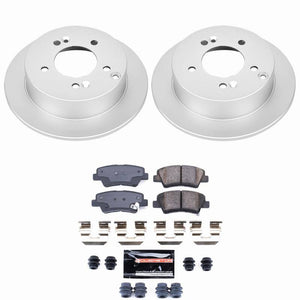 Power Stop 09-10 Hyundai Sonata Rear Z23 Coated Brake Kit