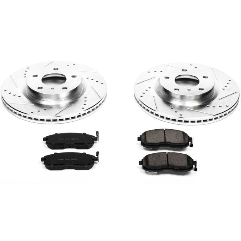 PowerStop K3140 fits Infiniti 03-05 G35 Front Z23 Evolution Sport Brake Kit