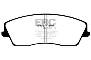 EBC DP21723 05-09 fits Chrysler 300 2.7 Greenstuff Front Brake Pads