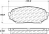Stoptech 305.0525 90-93 GEO Storm / Mazda Miata Street Select Front Brake Pads