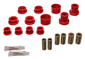 Energy Suspension 5.3113R 90-94 fits Mitsubishi Eclipse AWD Red Rear Control Arm Bushing Set