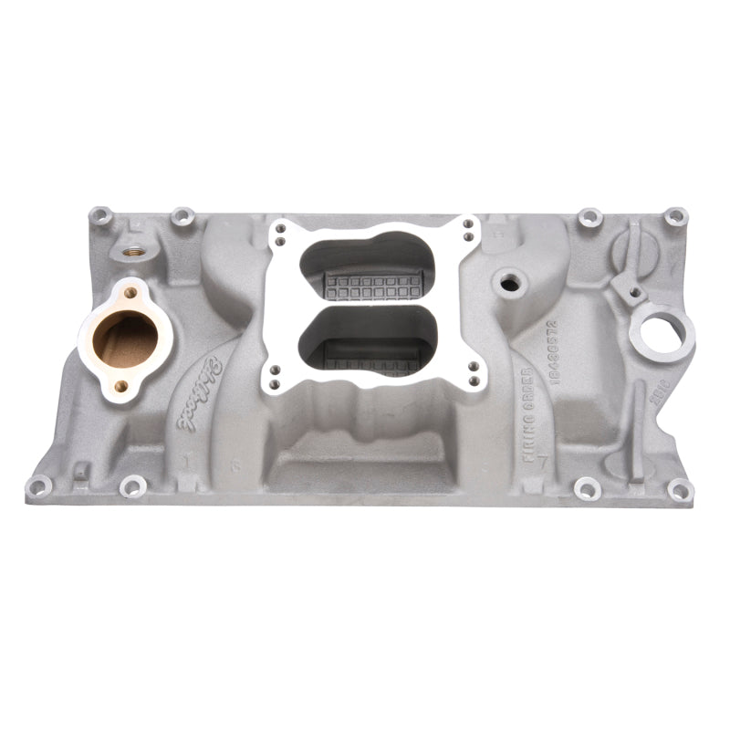 Edelbrock 2516 Manifold fits SBC Performer RPM Vortec Marine As-Cast