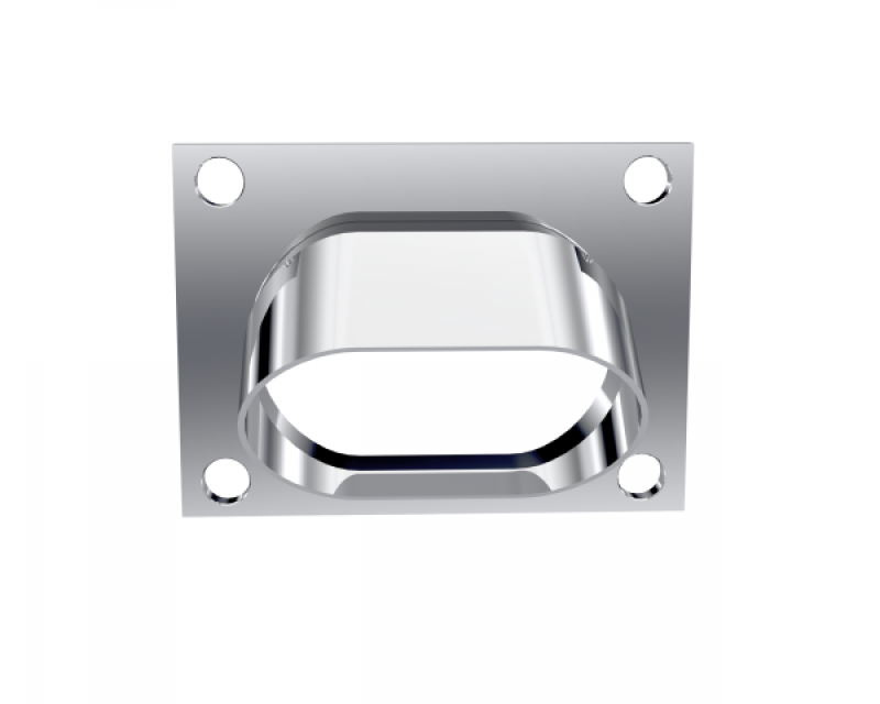 QTP 11339 Bolt-On QTEC Low Profile Oval Turn Down