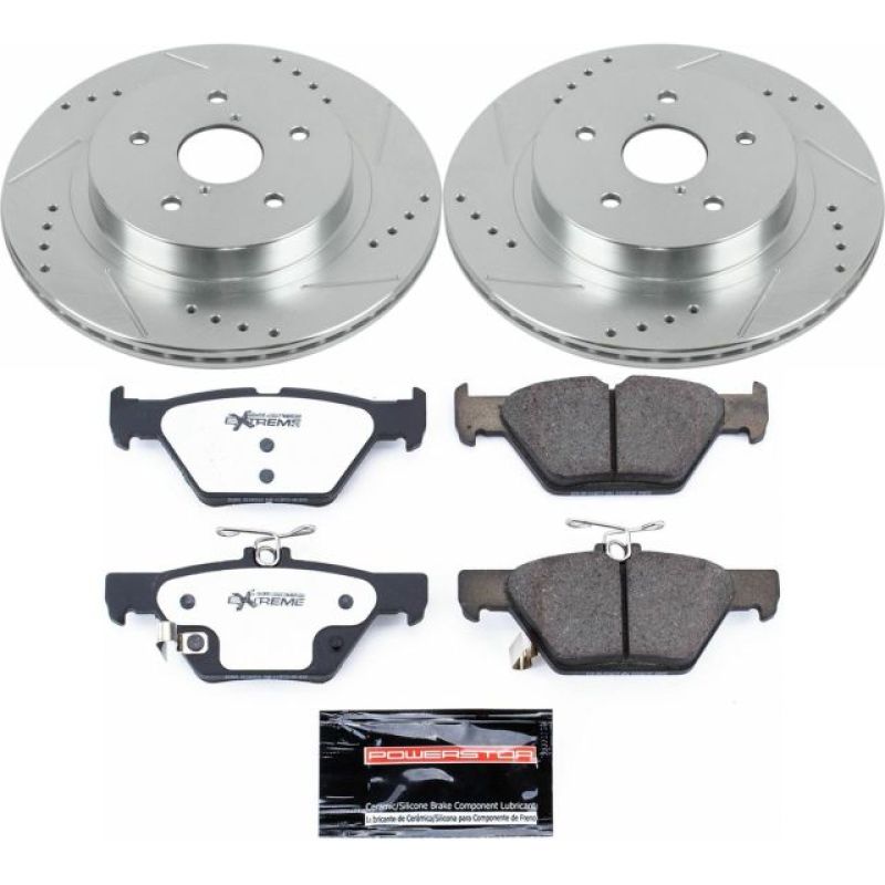 PowerStop K7039-26 15-18 fits Subaru Legacy Rear Z26 Street Warrior Brake Kit
