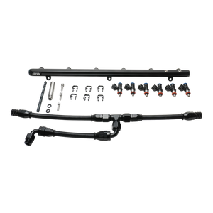 DeatschWerks Fuel Rail for BMW M2/M3/M4/X3M S58 Factory Manifold w/ Plumbing and 1000cc Injectors