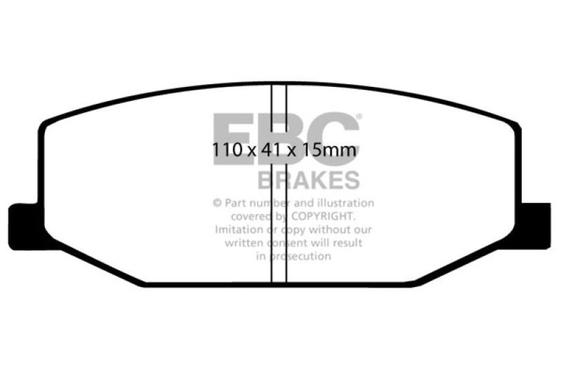 EBC DP2534 fits Suzuki 94-95 Samurai Greenstuff Front Brake Pads