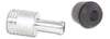 Vibrant 2897 3/4in) O.D. Aluminum Vacuum Hose Fitting (includes Rubber Grommet)