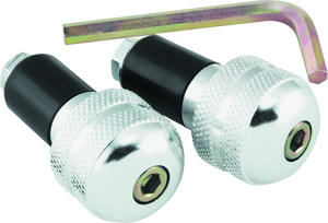 BikeMaster 266002 BikeMaster Anti Vibration Bar Ends - Silver