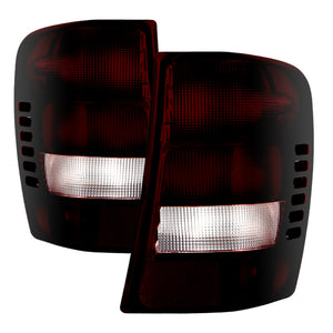 9034107 Xtune fits Jeep 99-20 Grand Cherokee 1902 OEM Style Tail Lights Red Sm
