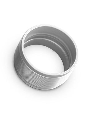 fifteen52 52-ST-SNOUT-SILVER Super Touring Threaded Snout Anodized Silver w/Satin Clear Cover Plate