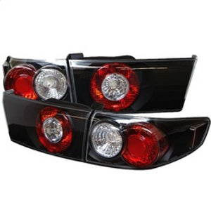 Spyder 5003980 fits Honda 03-05 Accord 4Dr Euro Style Tail Lights Black ALT-YD-