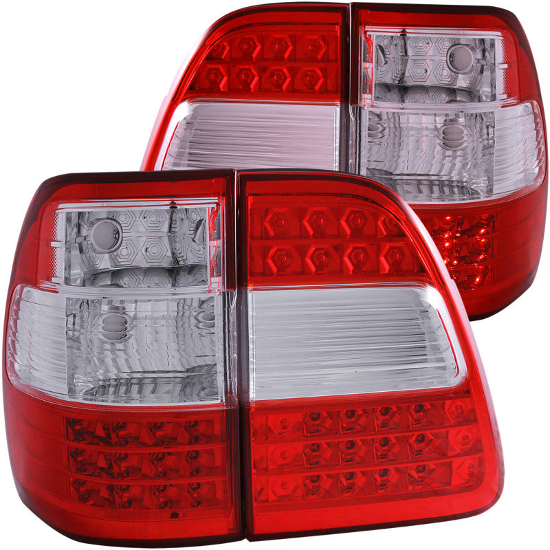 ANZO 311094 1905 fits Toyota 98-20 Land Cruiser Fj LED Taillights Red/Clear G2