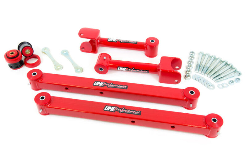 UMI Performance ABR301-R 73-77 fits GM A-Body Rear Suspension Kit Non Adj - Red