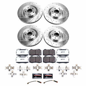 Power Stop K9078 26 07 fits Mercedes-Benz SLK55 AMG Front Z26 Street Brake Kit