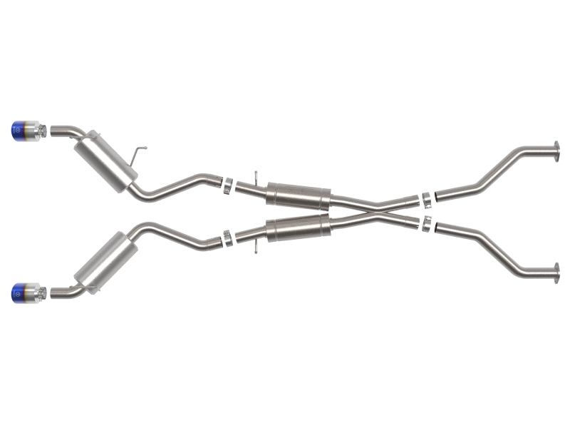 AFE 49-36139-L  09-20 fits Nissan 370z 2-1/2 IN 304 Stainless Steel Cat-Back Ex