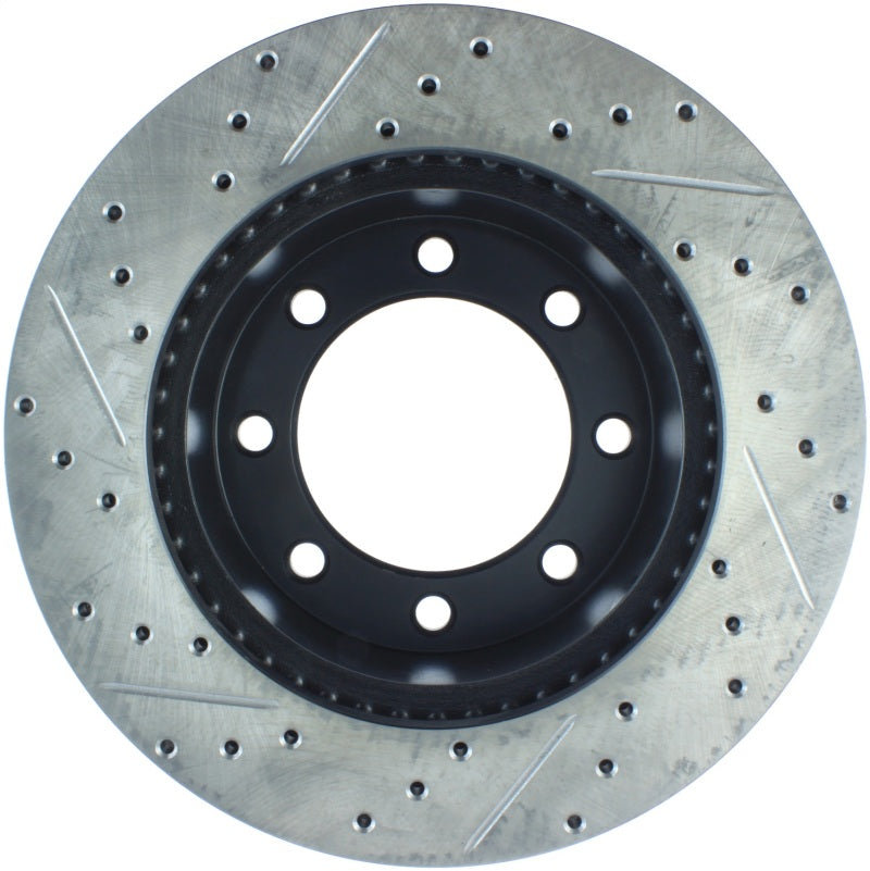 Stoptech 127.65112L Slotted & Drilled Sport Brake Rotor