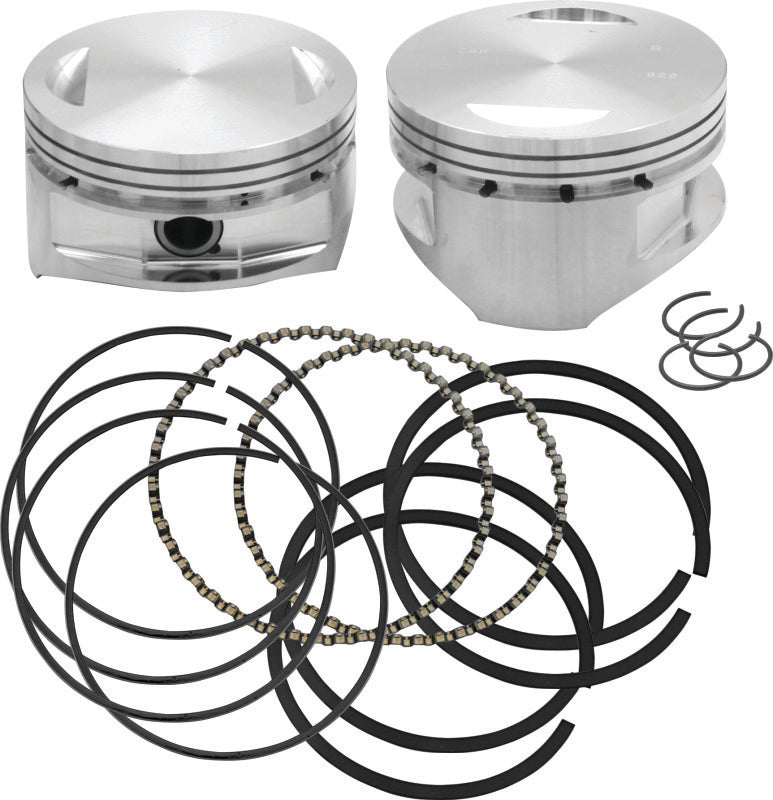 S&S Cycle 92-1402 84-99 BT 4in Bore Forged Pistons - .020in