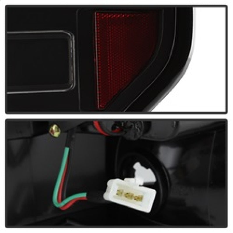 Spyder 5084200 fits Ford 09-14 F150 V2 Light Bar LED Tail Lights - Black (ALT-Y