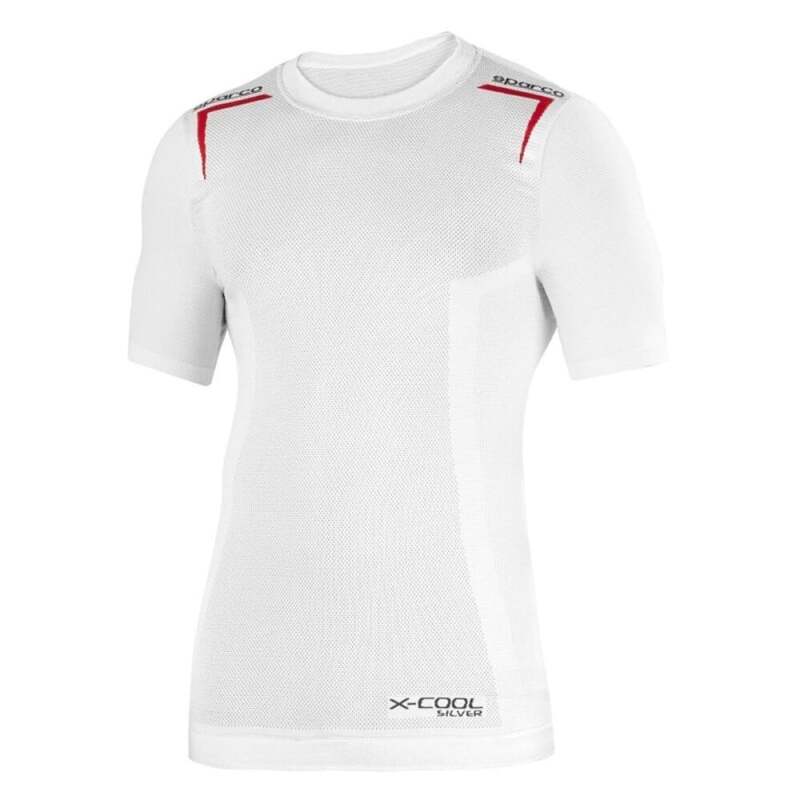 SPARCO 002203BIRS3ML T-Shirt K-Carbon ML White