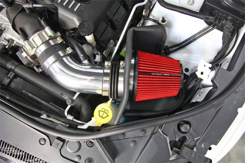 Spectre 9039 12-18 fits Jeep Grand Cherokee V8-6.4L F/I Air Intake Kit - Polished w/Red Filter