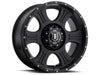 ICON 1020908057SB Shield 20x9 8x6.5 19mm Offset 5.75in BS 125.2mm Bore Satin Black Wheel