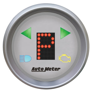 AutoMeter 4359 Autometer Ultra-Lite 2-1/16in (P/R/N/D/L/OD/O/5/4/3/2/1) Digital Gear Position Gauge