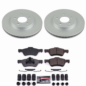 Power Stop 05-10 Ford Escape Front Z23 Coated Brake Kit
