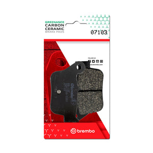 Brembo OE 7103 SYM MaxSYM Carbon Ceramic Brake Pad - Rear