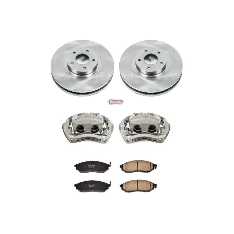 Power Stop KCOE5263 11-14 fits Nissan Murano Front Autospecialty Kit w/Cals