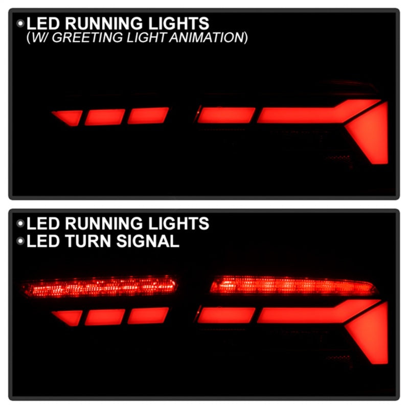 Spyder 5089045 Apex 13-17 Audo A5 / S5 / RS5 (Factory LED) LED Tail Lights - Bl