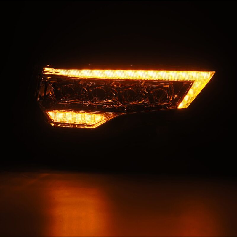 AlphaRex 880809 14-22 fits Toyota 4Runner NOVA LED Proj Headlights Chrome w/