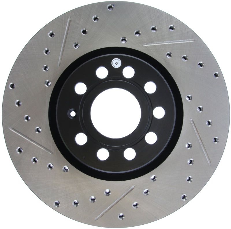 Stoptech 127.33098R Slotted & Drilled Sport Brake Rotor