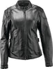 Kuryakyn 094364 Kuryakyn Leather By River Road Race Leather Jacket Black Womens - Medium