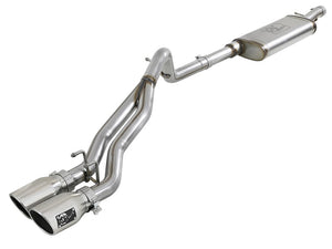 AFE 49-48054-P Series 2.5in SS Cat-Back Exhaust w/ Polished Tip 07-18 fits Jeep