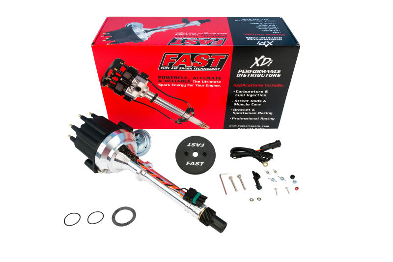 FAST 306005 Ignition Distributor fits SBC/BBC Dual w/ Slip Collar Xdi EZ-Run