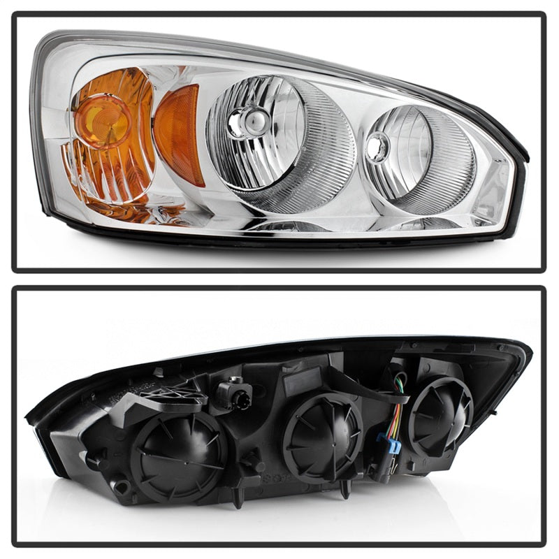 xTune 9943249 04-08 fits Chevrolet Malibu Passenger Side OEM Headlights - Right (HD-JH-CMA04-OE-R)