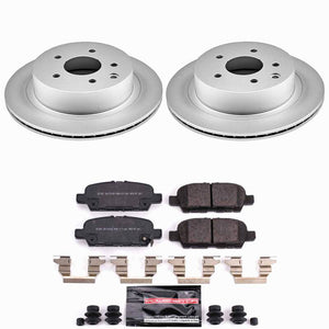 Power Stop 11-25 Nissan LEAF Rear Z23 Coated Brake Kit