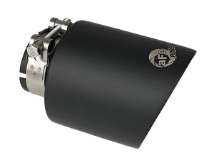 AFE 49T25454-B072  304 SS Clamp-On Exhaust Tip 2.5in. Inlet / 4.5in. Outlet / 7