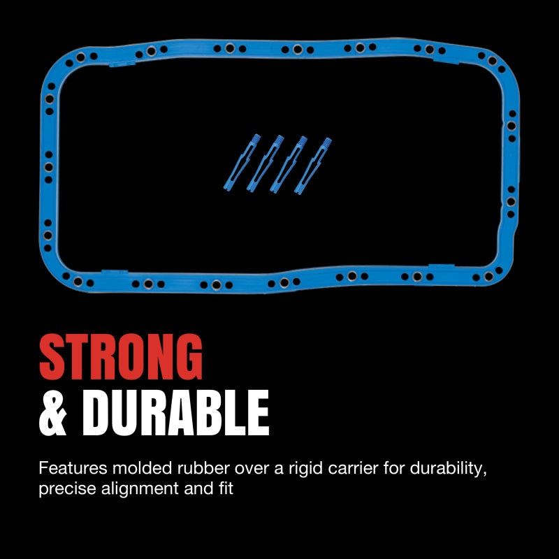 Fel-Pro OS30665C fits Mitsubishi Eclipse OS 30665 C Engine Oil Pan Gasket Set Blue Stripe cork-rubber