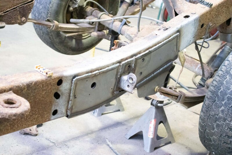 RustBuster RB7603L Leaf Spring Frame Section Left Side