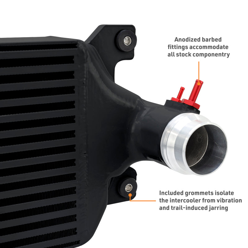 Mishimoto MMINT-TAC-24KBKBK 24+ fits Tacoma Performance Intercooler Kit - BK Cooler - BK Pipes