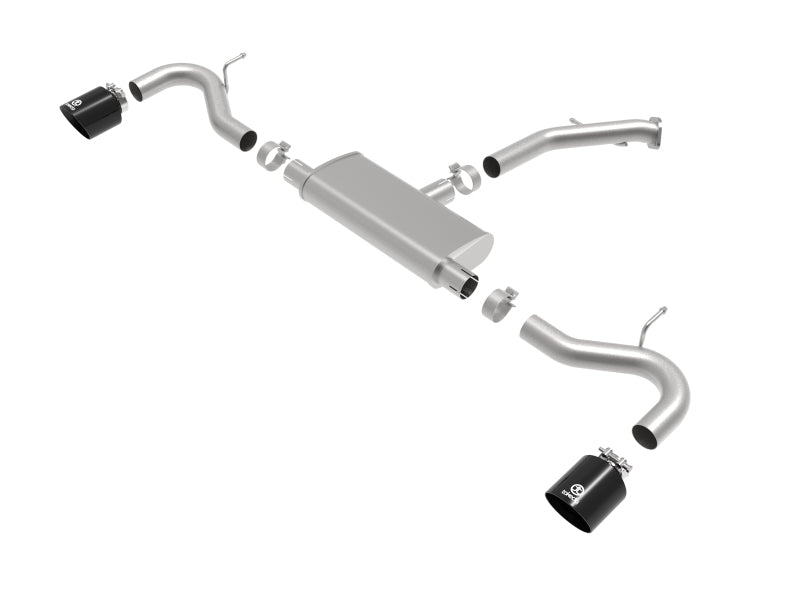AFE 49-47016-B  Series 2.5in 409 SS Axle-Back Exhaust 18-20 fits Hyundai Elantr