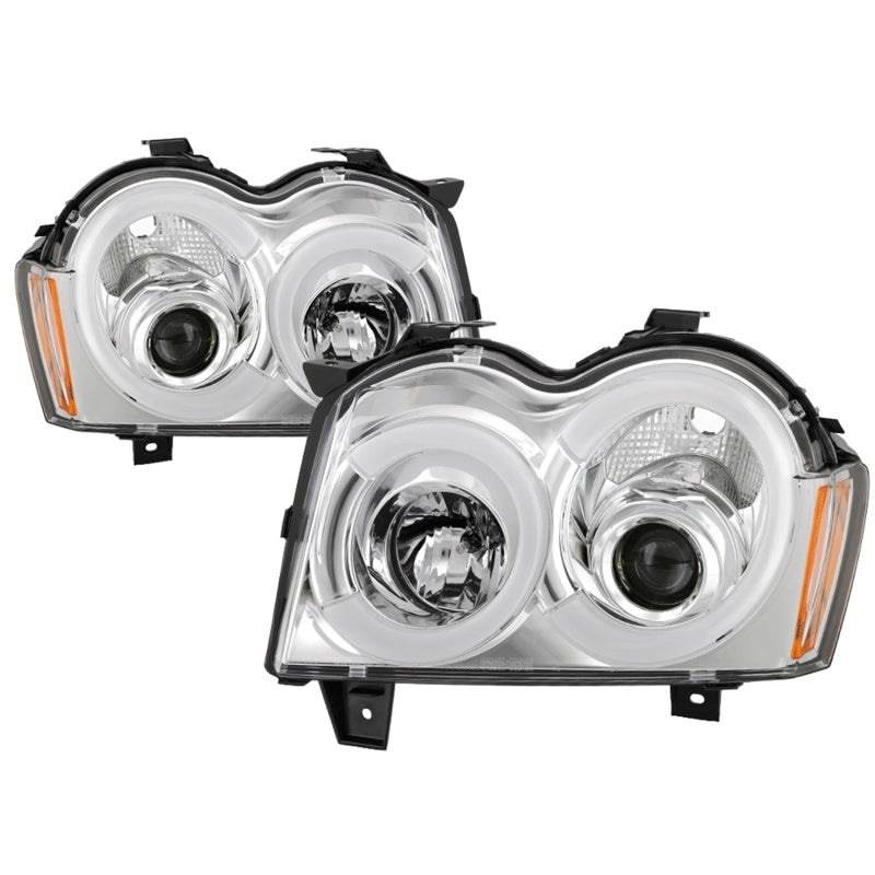 Spyder 5086112 fits Jeep 05-07 Grand Cherokee - Light Bar Projector Headlights