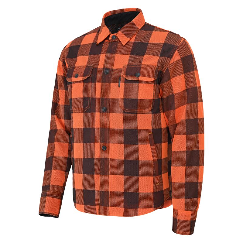 Speed and Strength Black Nine Mesh Moto Shirt Orange/Black - 3XL