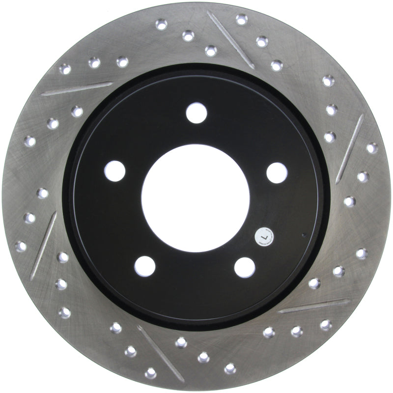 Stoptech 127.45067L 04-10 Mazda3 Slotted & Drilled Left Rear Rotor