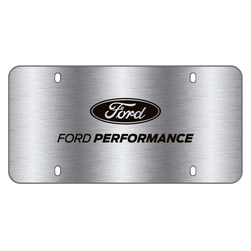 fits Ford Racing M-1828-LS Stainless Steel Marque Plate