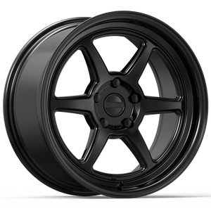 Kansei K14B-189021+12 K14B Roku 18x9in / 5x110 BP / 12mm Offset / 73.1mm Bore - Gloss Black Wheel