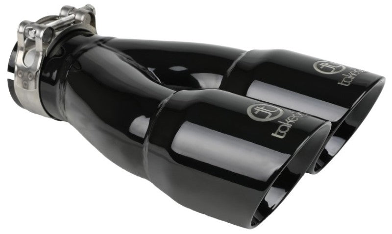 AFE 49T25364-B10  2.5in 304 Stainless Steel Clamp-on Exhaust Tip 2.5in Inlet 3i