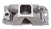 Edelbrock 2896 Manifold BBC Short Deck Super Victor 565 Conventional Rect Port Heads